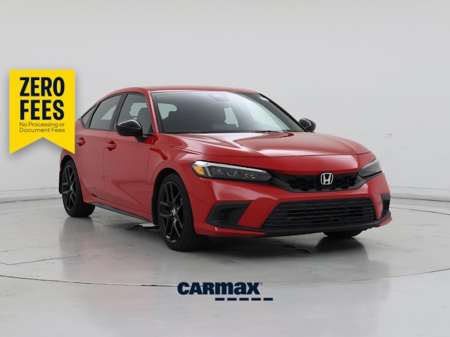 Red 2023 Honda Civic Hatchback Hatchback Front-Wheel Drive Automatic