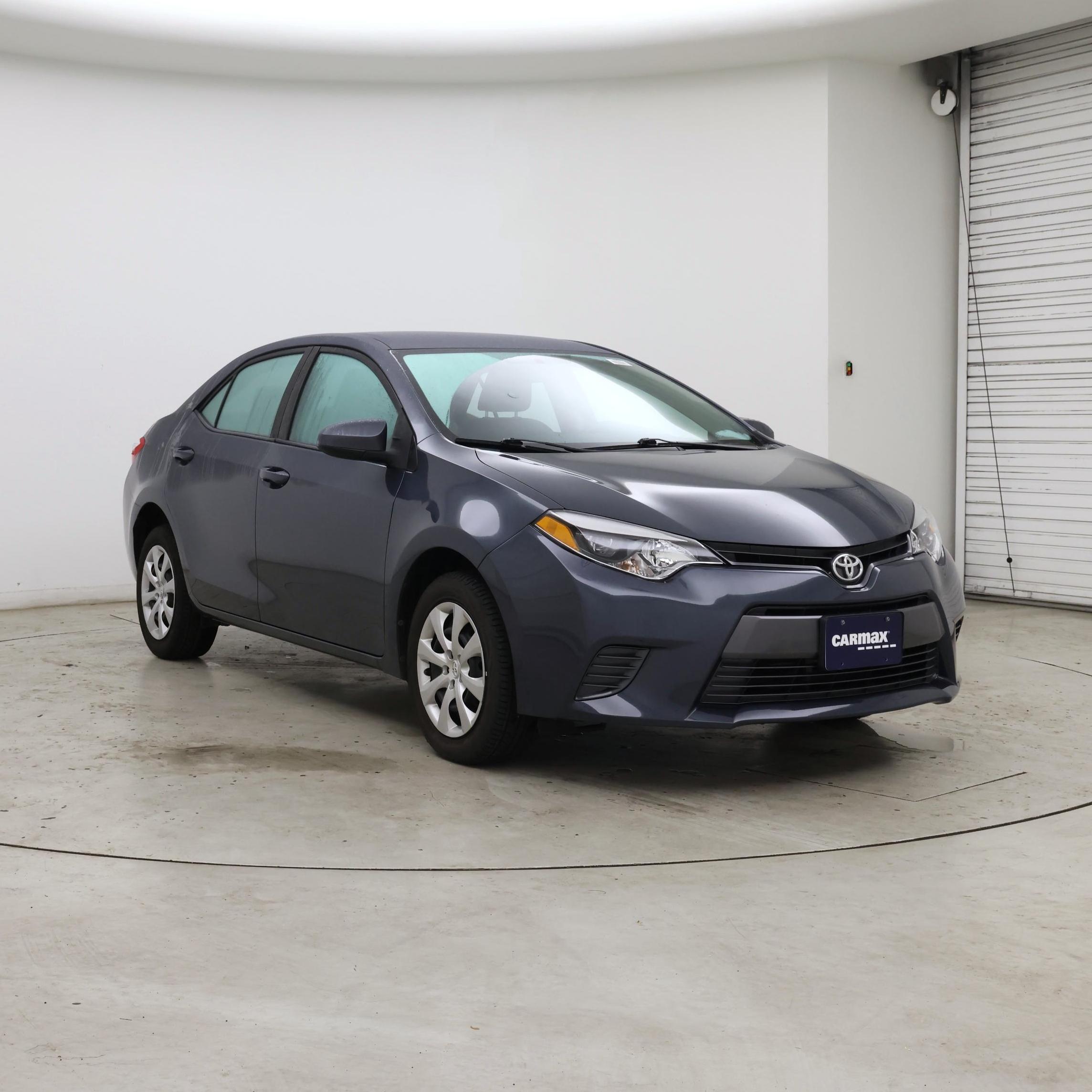 Blue 2015 Toyota Corolla Sedan Front-Wheel Drive Automatic