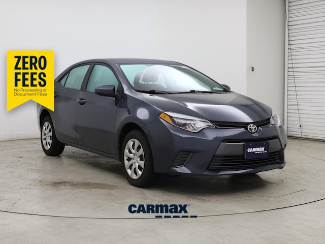 Blue 2015 Toyota Corolla Sedan Front-Wheel Drive Automatic