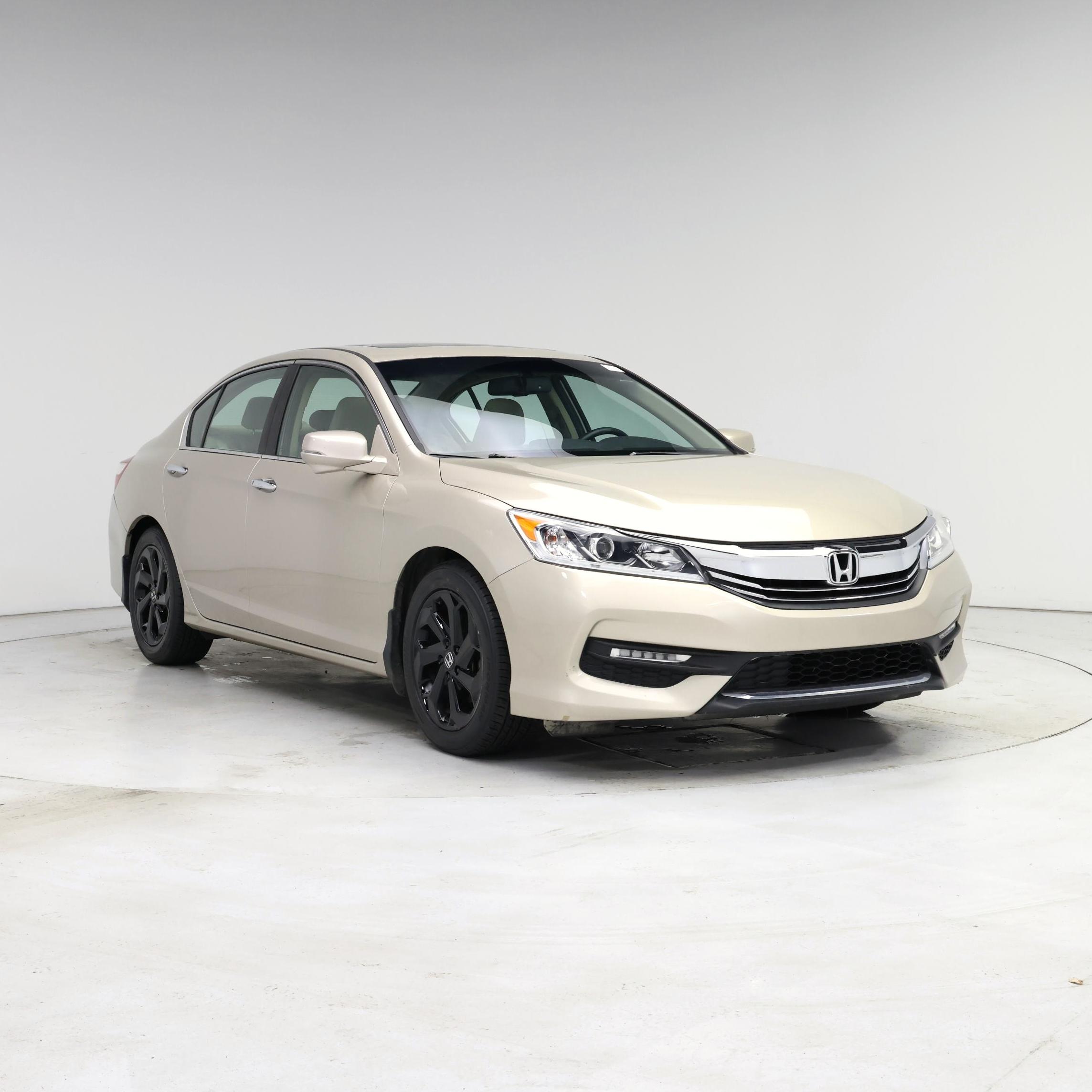 Gold 2017 Honda Accord Sedan Front-Wheel Drive Automatic