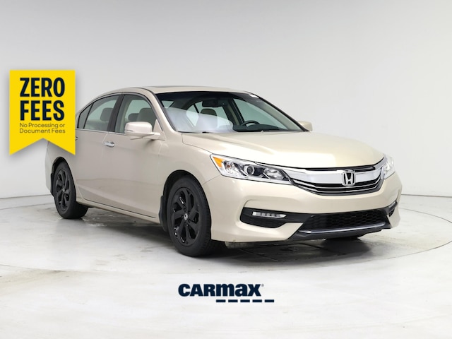 Gold 2017 Honda Accord Sedan Front-Wheel Drive Automatic