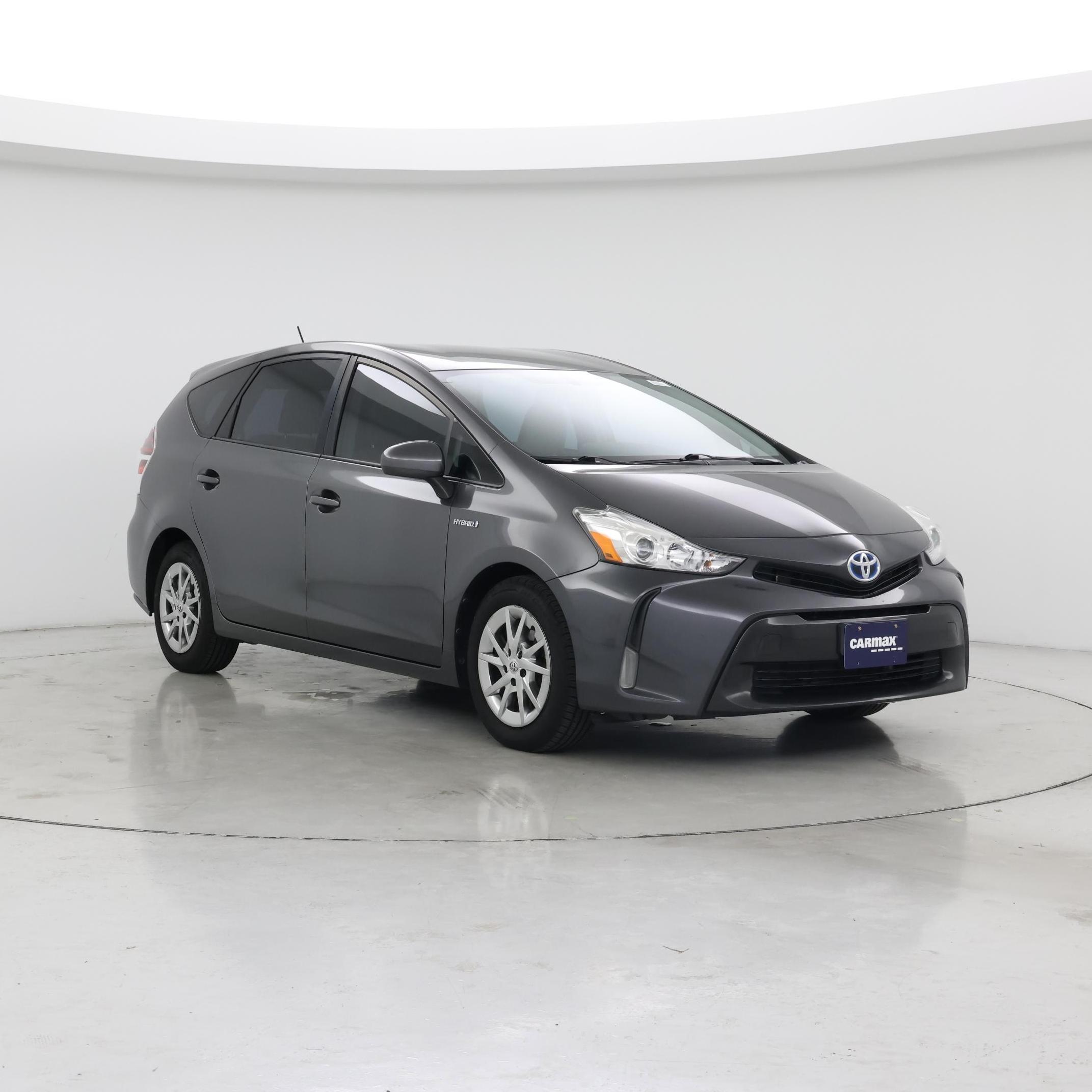Gray 2015 Toyota Prius v Wagon Front-Wheel Drive Automatic