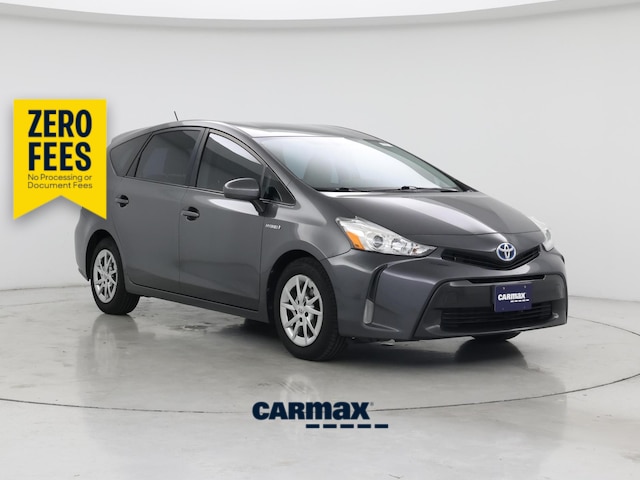 Gray 2015 Toyota Prius v Wagon Front-Wheel Drive Automatic