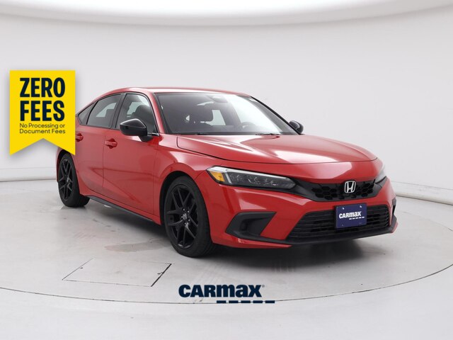 Red 2023 Honda Civic Hatchback Hatchback Front-Wheel Drive Automatic