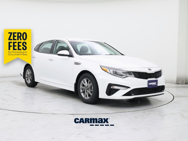 White 2019 Kia Optima Sedan Front-Wheel Drive Automatic