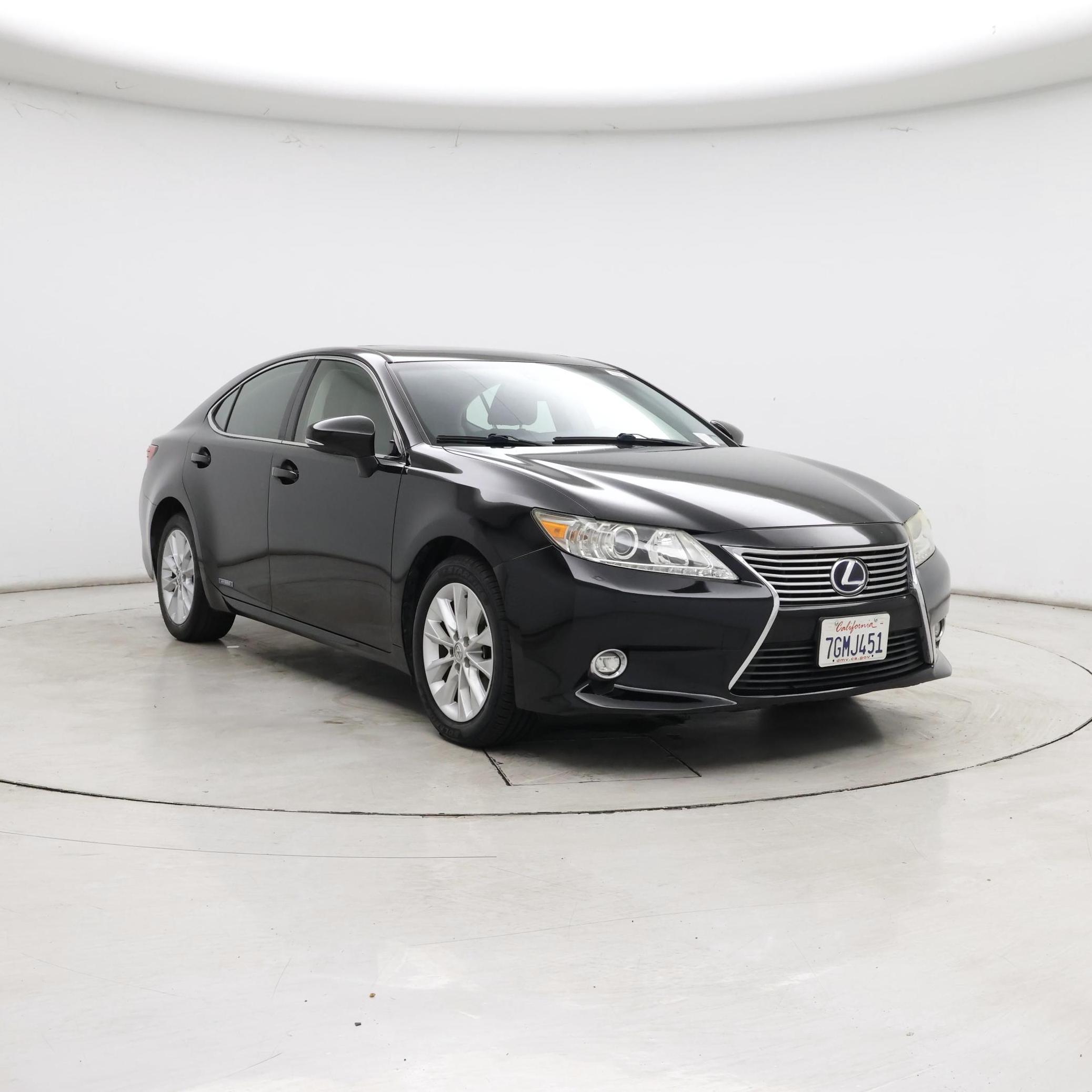 Black 2014 Lexus ES Hybrid Sedan Front-Wheel Drive Automatic