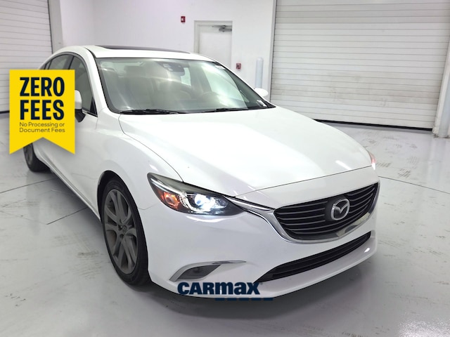 White 2016 Mazda MAZDA6 Sedan Front-Wheel Drive Automatic