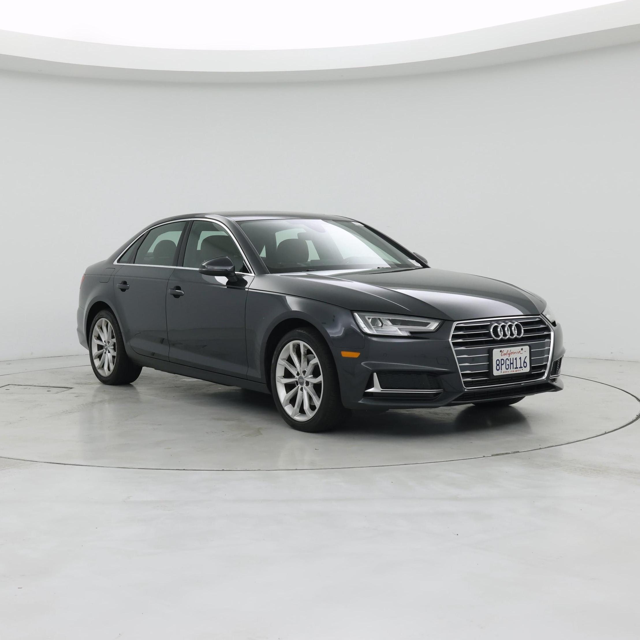 Gray 2019 Audi A4 Sedan Front-Wheel Drive Automatic