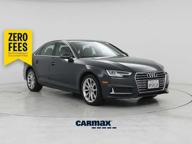 Gray 2019 Audi A4 Sedan Front-Wheel Drive Automatic