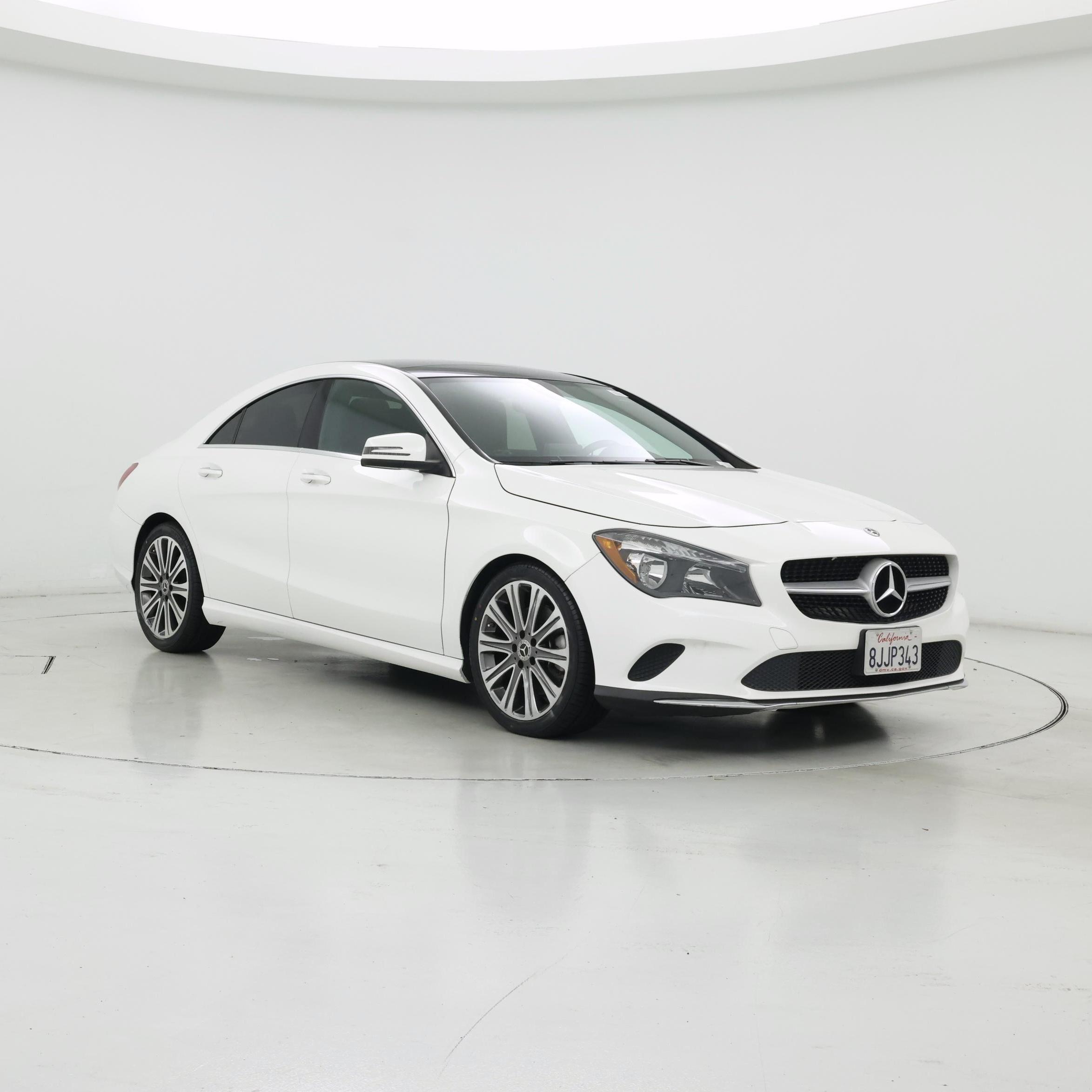 White 2019 Mercedes-Benz CLA Coupe Front-Wheel Drive Automatic