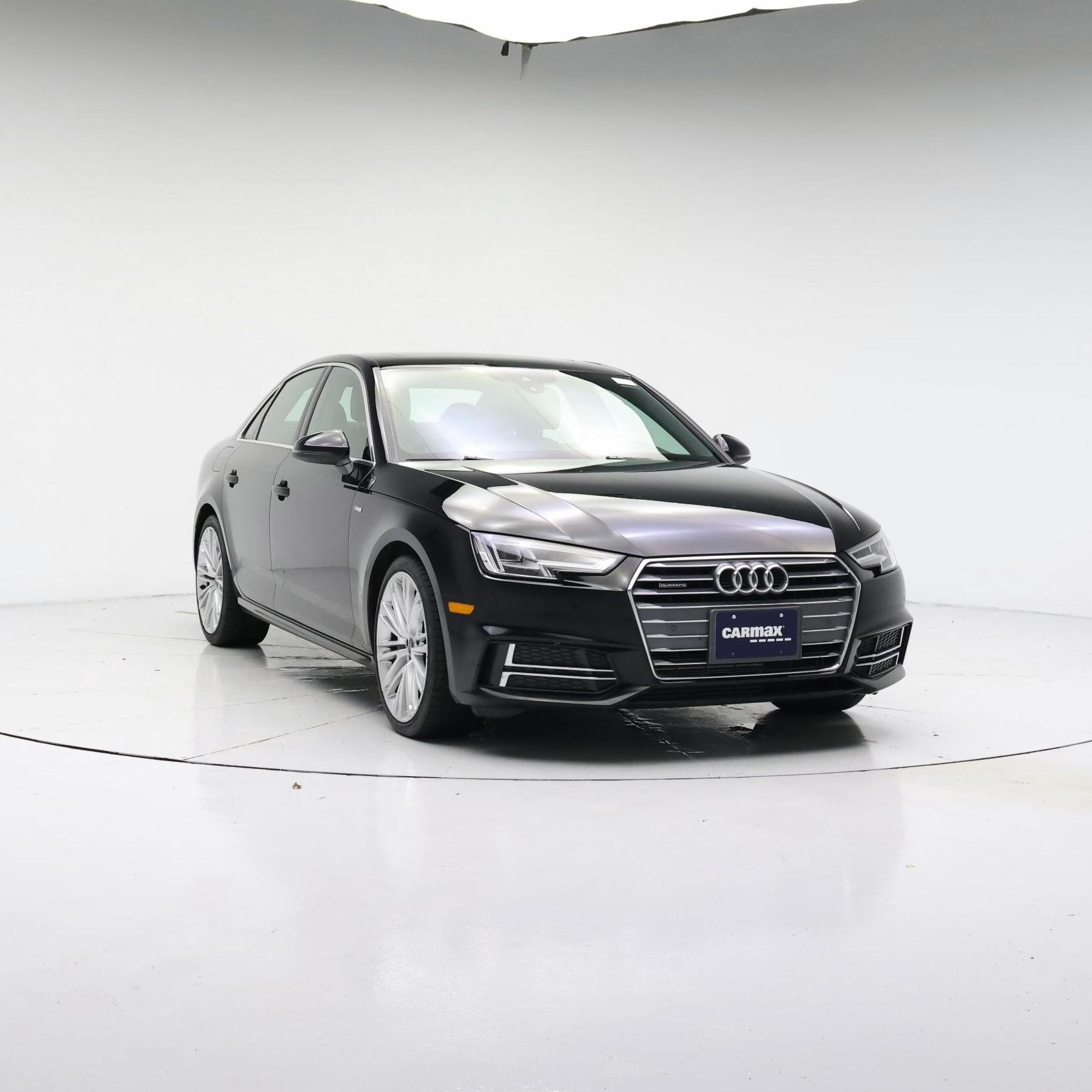 Black 2017 Audi A4 Sedan All-Wheel Drive Automatic