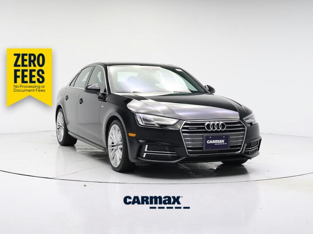 Black 2017 Audi A4 Sedan All-Wheel Drive Automatic