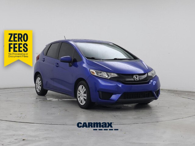 Blue 2015 Honda Fit Hatchback Front-Wheel Drive Automatic