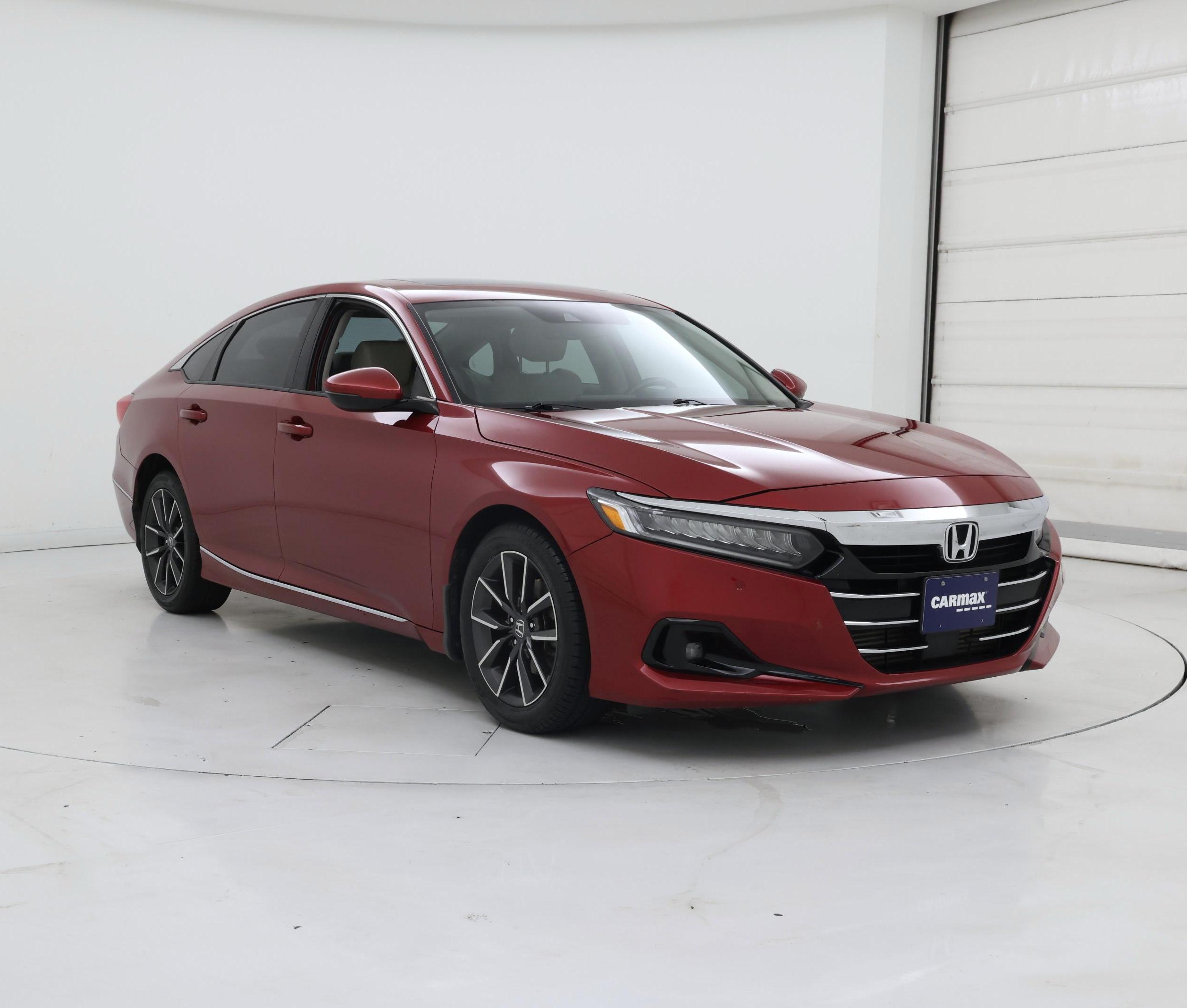 Red 2022 Honda Accord Sedan Front-Wheel Drive Automatic