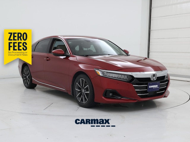Red 2022 Honda Accord Sedan Front-Wheel Drive Automatic