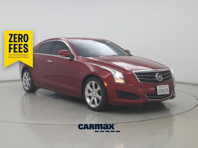 Red (Burgundy) 2014 Cadillac ATS Sedan Rear-Wheel Drive Automatic