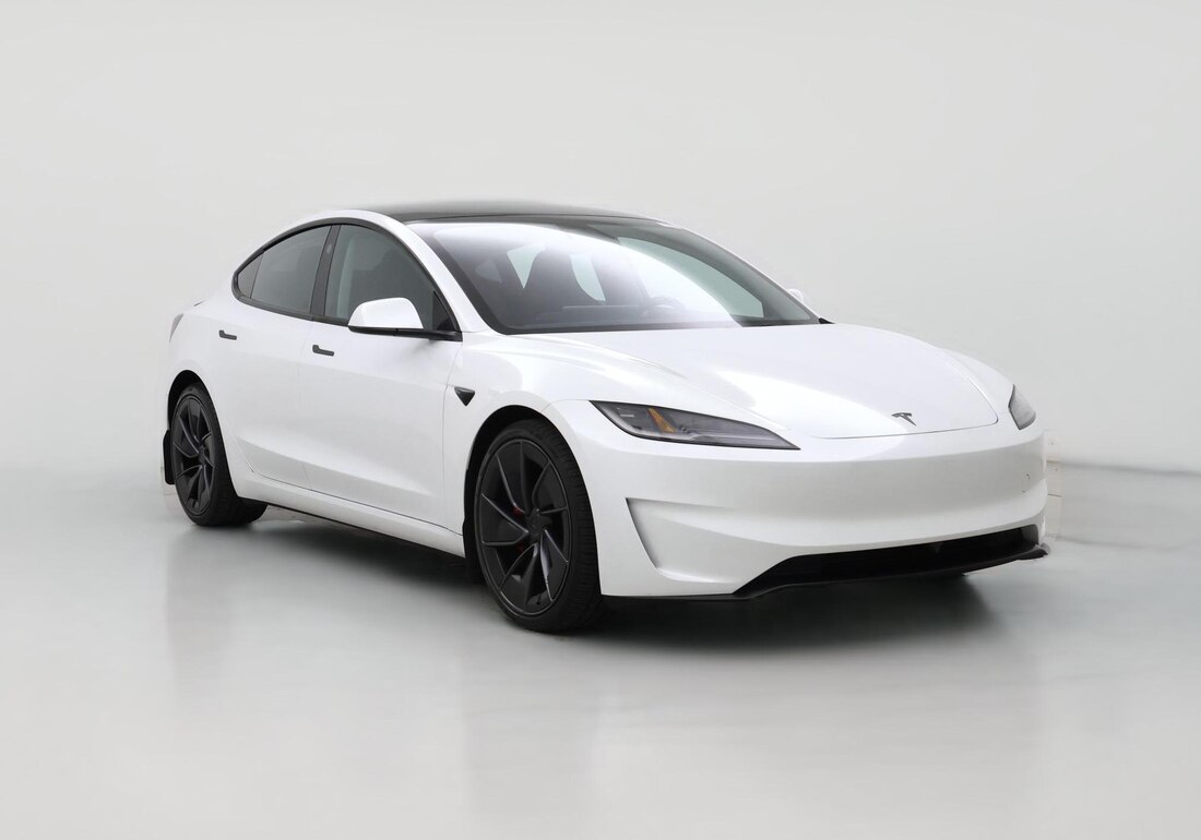 2026 Tesla Model 3 Performance All-Wheel Drive in White — CarMax photo