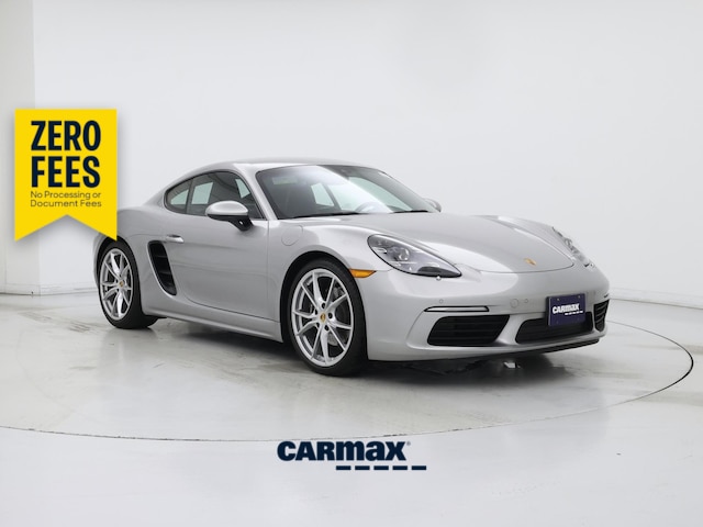Silver 2022 Porsche 718 Cayman Coupe Rear-Wheel Drive Manual