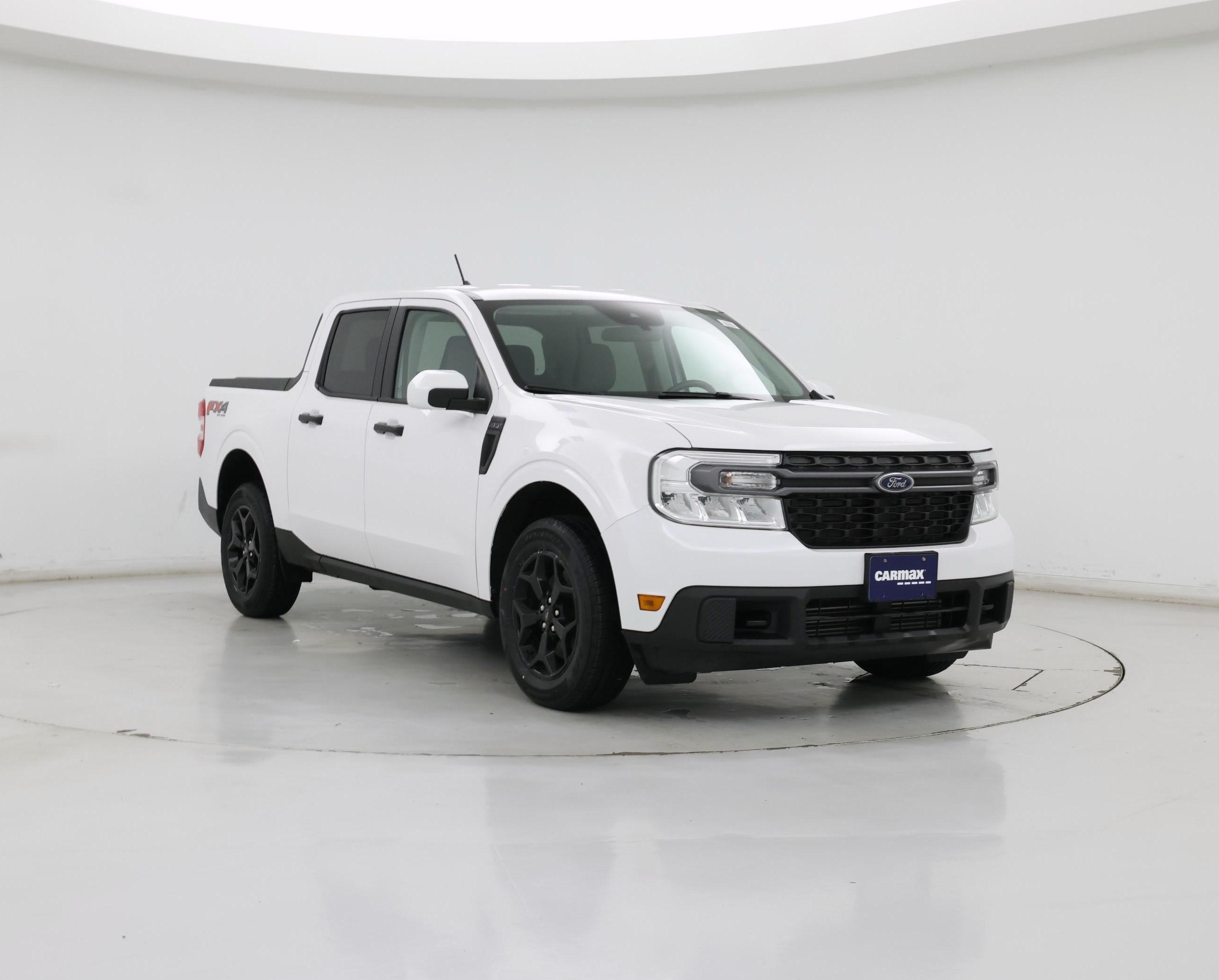 White 2022 Ford Maverick Pickup Truck All-Wheel Drive Automatic
