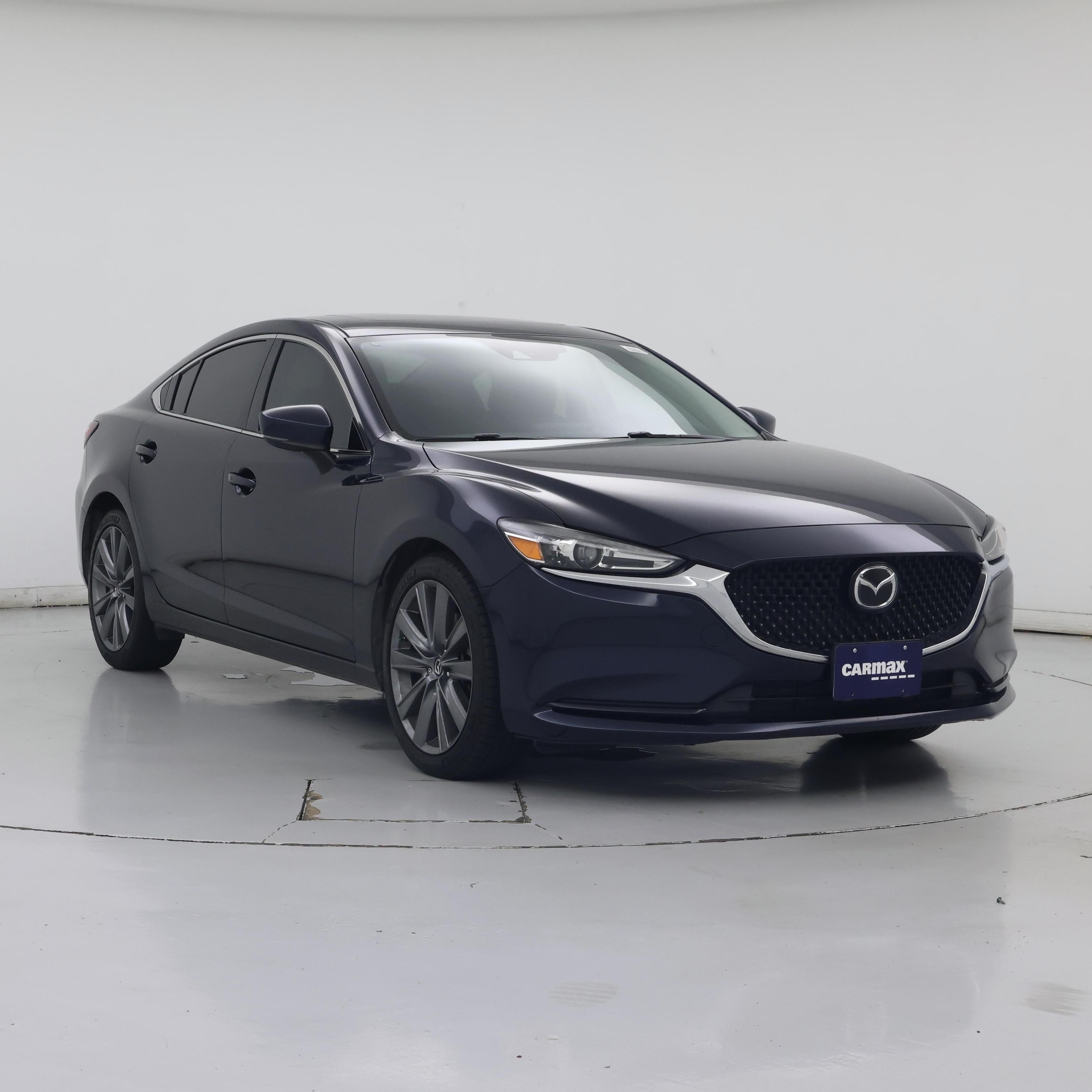 Blue 2019 Mazda MAZDA6 Sedan Front-Wheel Drive Automatic