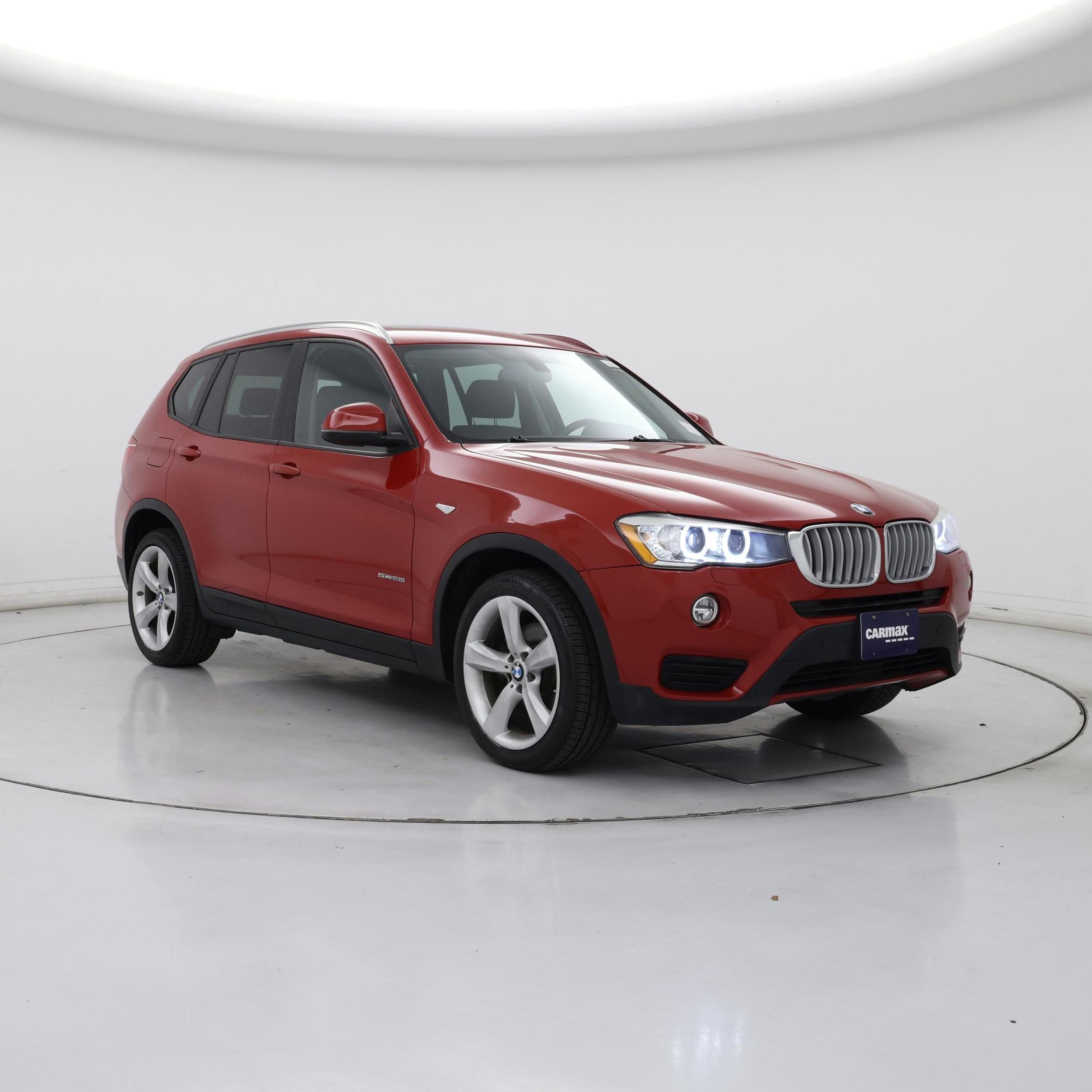 Red 2017 BMW X3 SUV / Crossover Rear-Wheel Drive Automatic