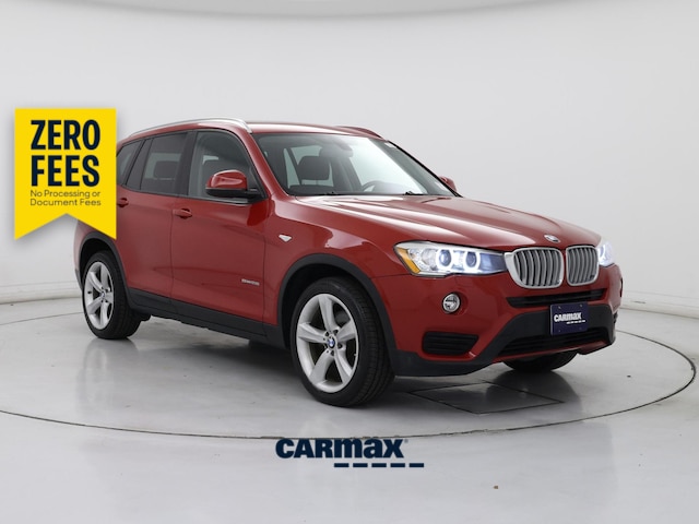 Red 2017 BMW X3 SUV / Crossover Rear-Wheel Drive Automatic