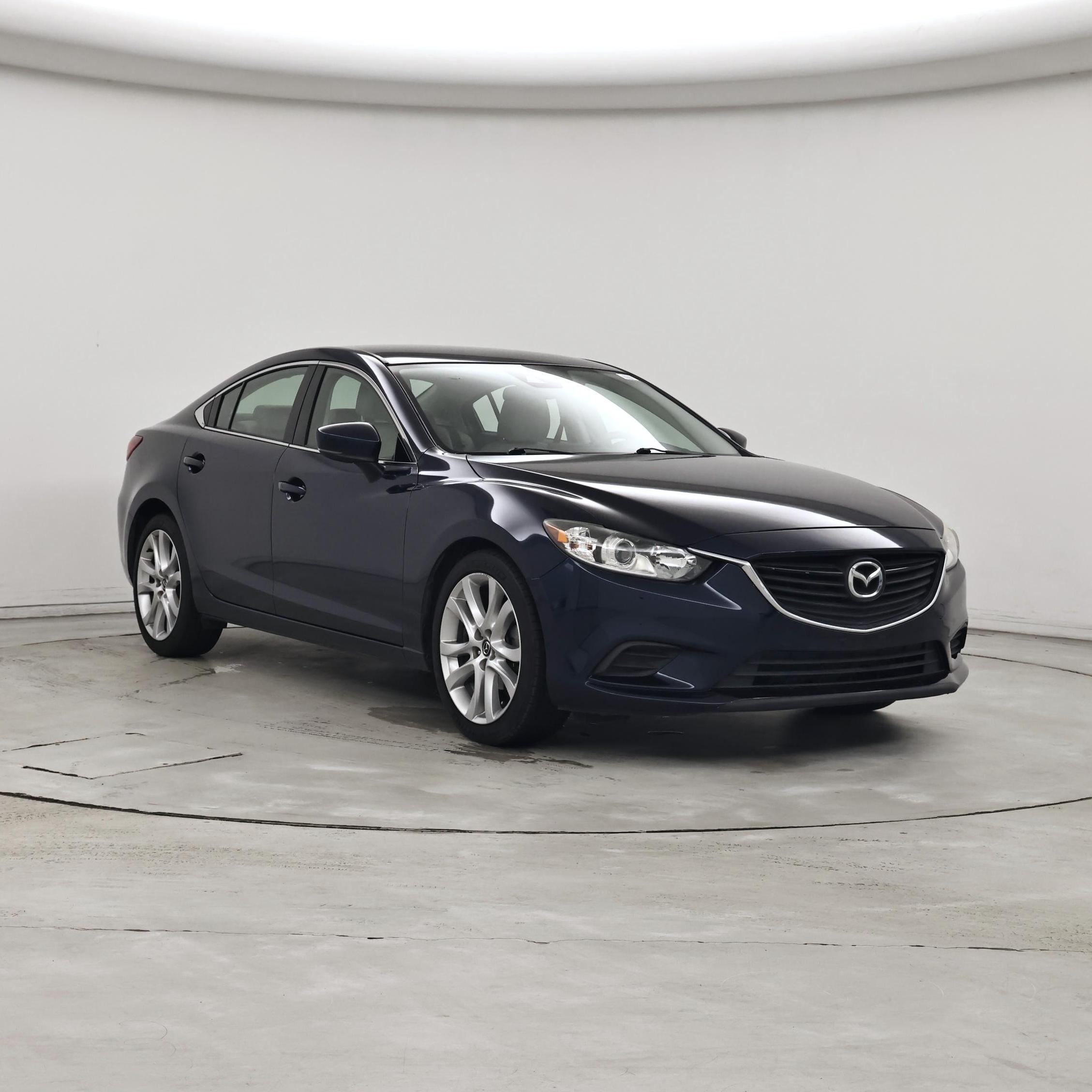 Blue 2017 Mazda MAZDA6 Sedan Front-Wheel Drive Manual