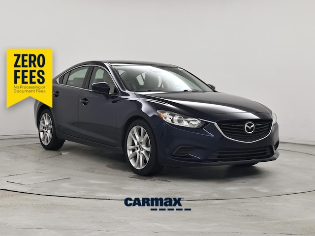 Blue 2017 Mazda MAZDA6 Sedan Front-Wheel Drive Manual