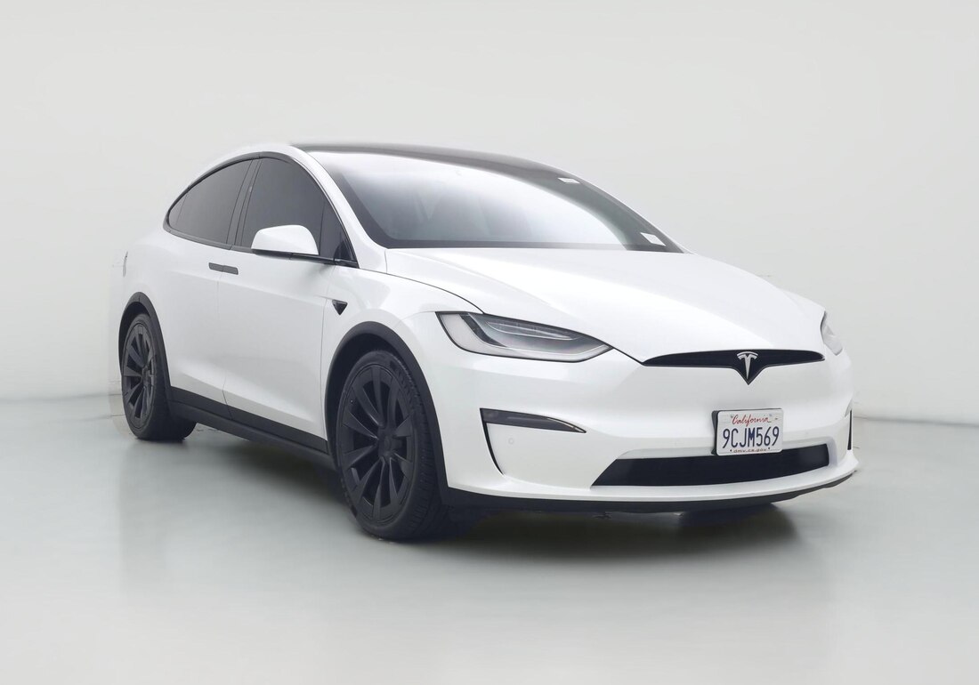 2022 Tesla Model X Plaid in White — CarMax photo