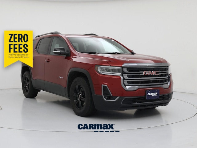 Red 2022 GMC Acadia SUV / Crossover Four-Wheel Drive Automatic