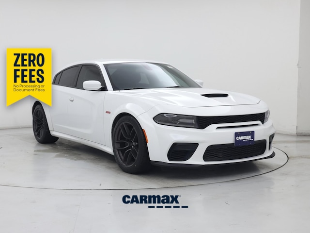 White 2021 Dodge Charger Sedan Rear-Wheel Drive Automatic