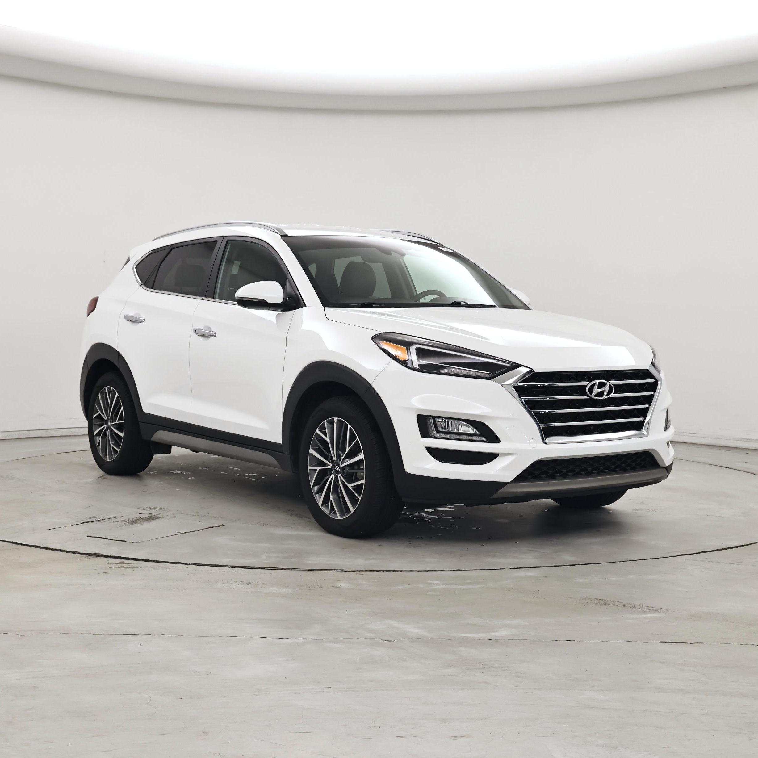 White 2021 Hyundai Tucson SUV / Crossover All-Wheel Drive Automatic