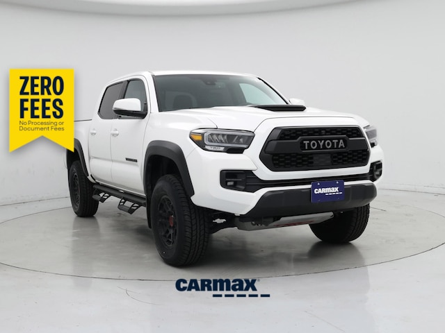 White 2022 Toyota Tacoma Pickup Truck Four-Wheel Drive Automatic