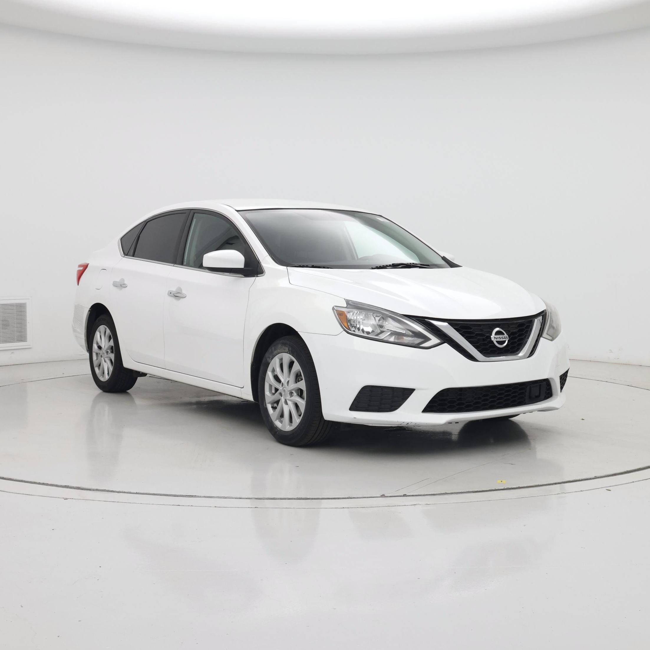 White 2019 Nissan Sentra Sedan Front-Wheel Drive Automatic
