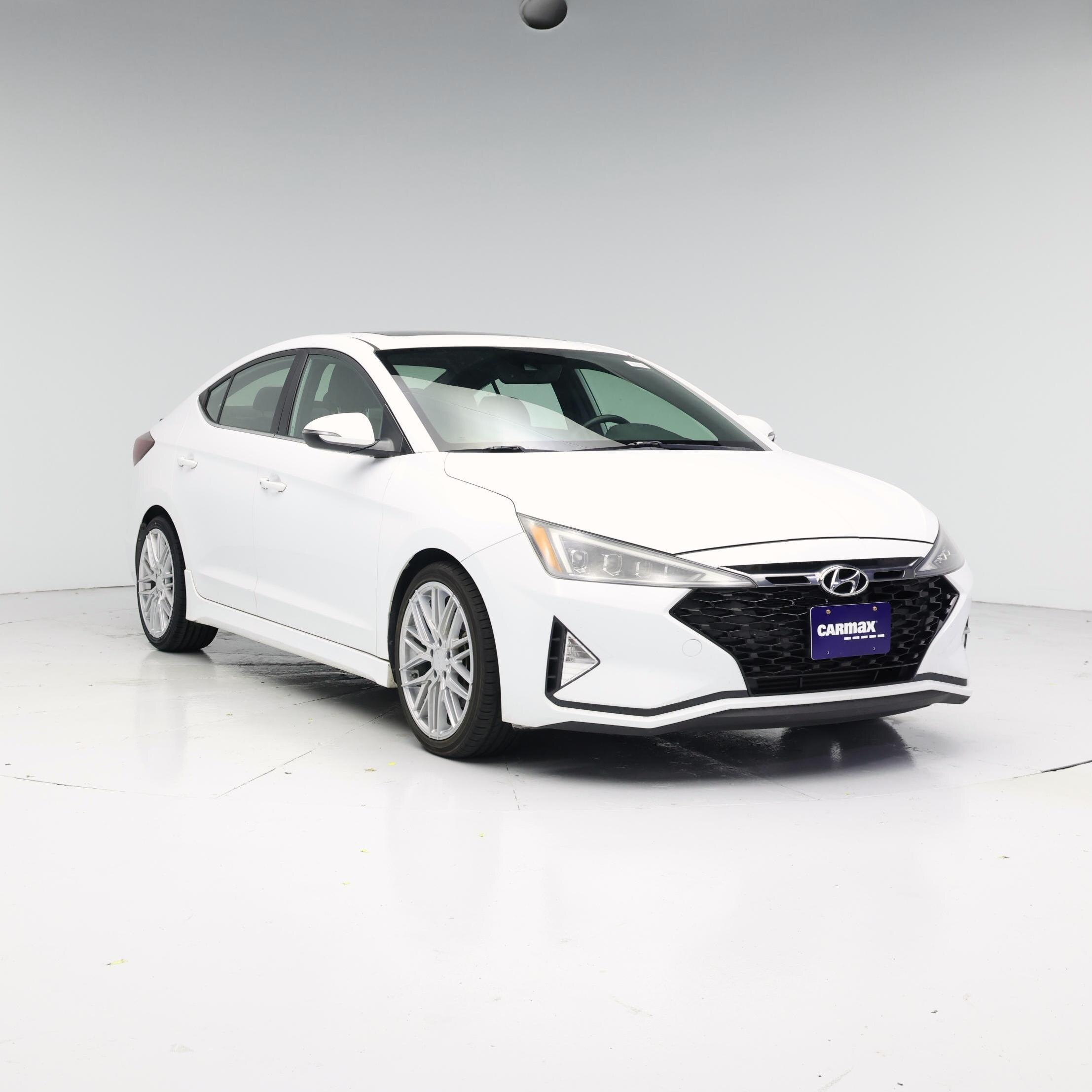 White 2019 Hyundai Elantra Sedan Front-Wheel Drive Automatic