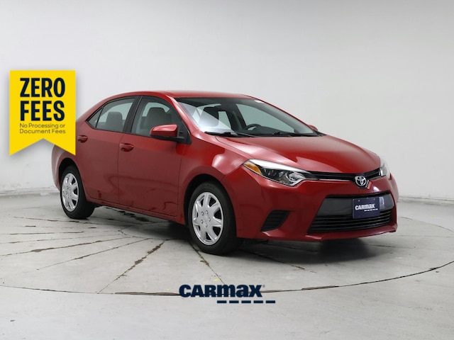 Red 2014 Toyota Corolla Sedan Front-Wheel Drive Automatic