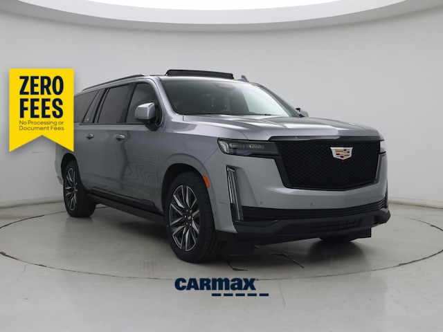 Silver 2024 Cadillac Escalade ESV SUV / Crossover Four-Wheel Drive Automatic