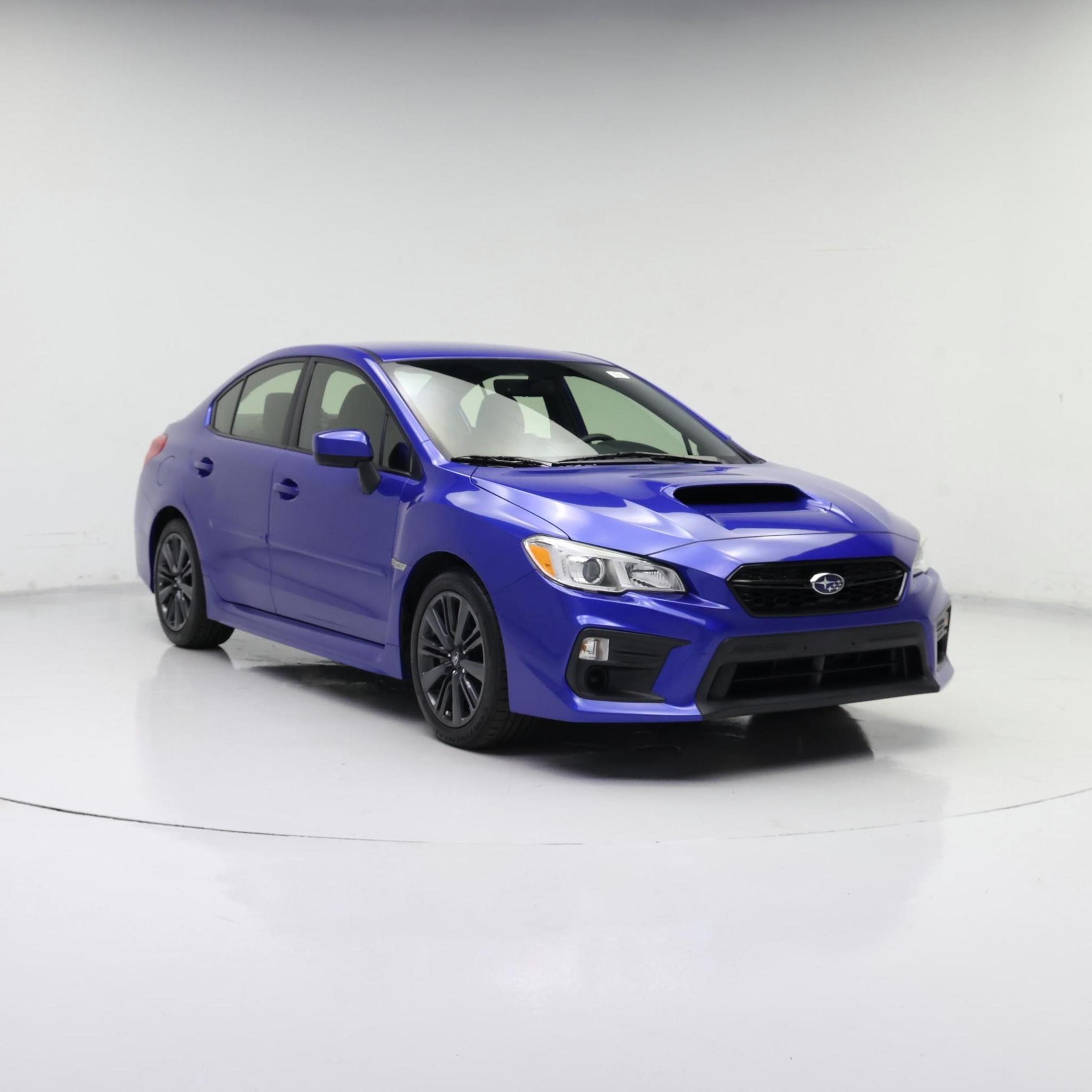 Blue 2021 Subaru WRX Sedan All-Wheel Drive Manual