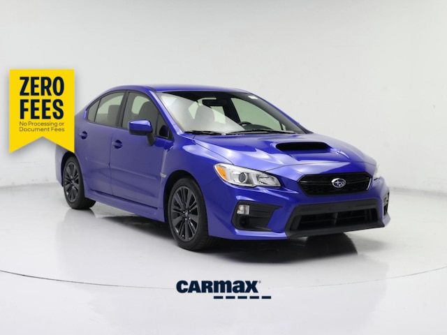 Blue 2021 Subaru WRX Sedan All-Wheel Drive Manual