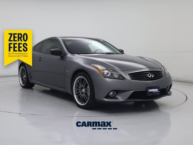 Gray 2015 INFINITI Q60 Coupe Rear-Wheel Drive Automatic