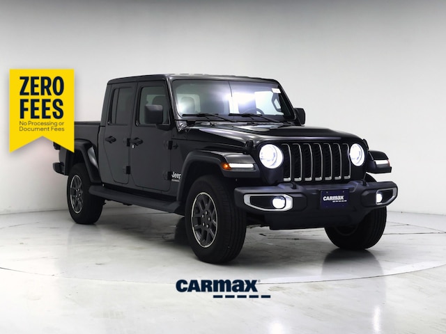 Black 2020 Jeep Gladiator Pickup Truck Four-Wheel Drive Automatic