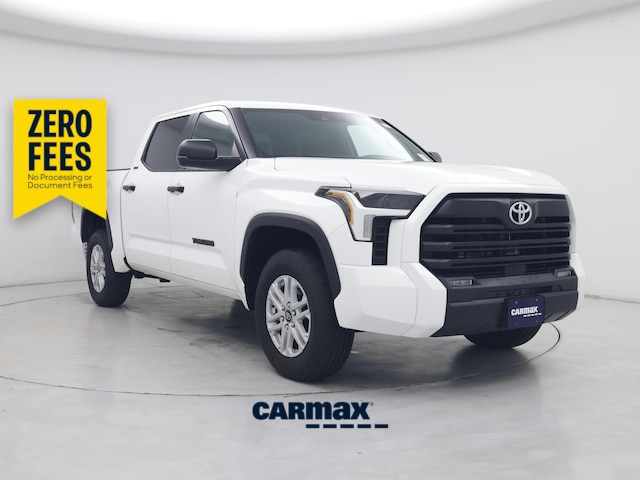 White 2025 Toyota Tundra Pickup Truck Four-Wheel Drive Automatic