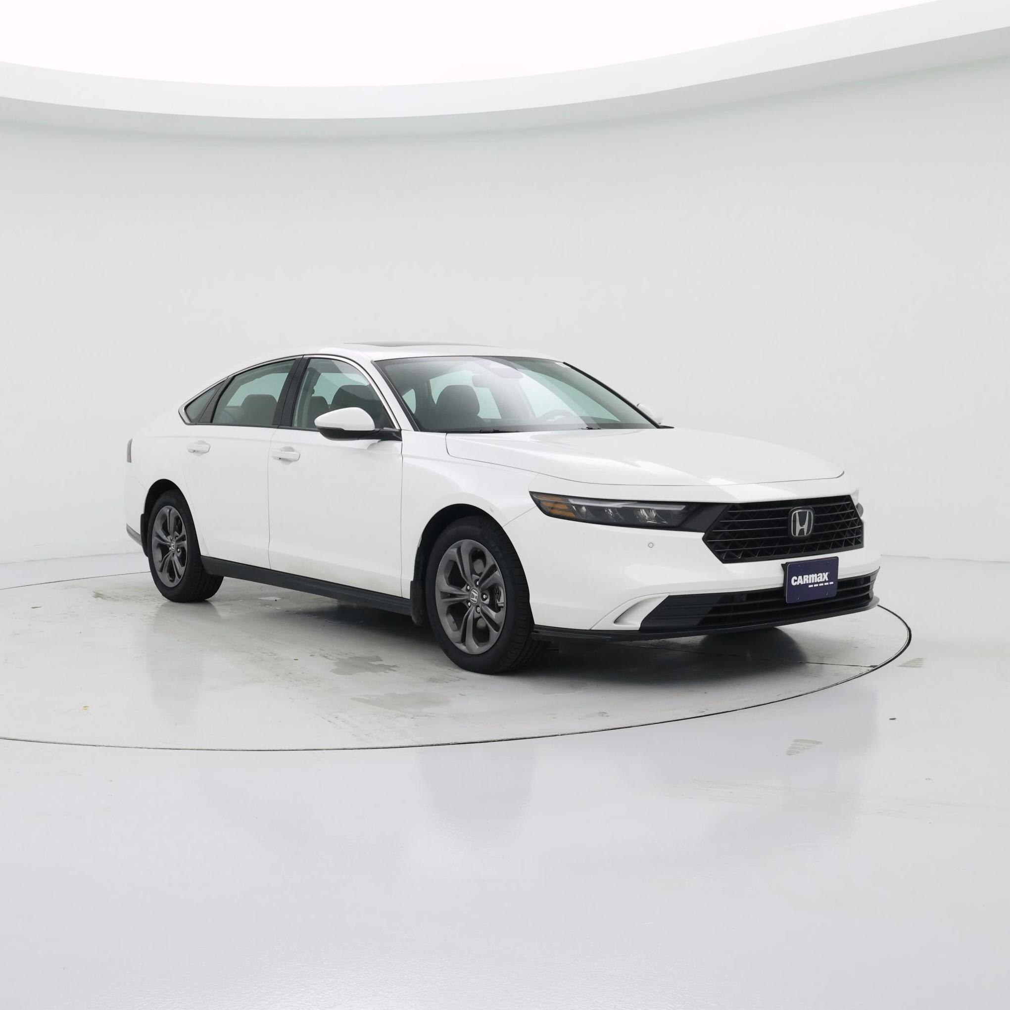 White 2025 Honda Accord Hybrid Sedan Front-Wheel Drive Automatic
