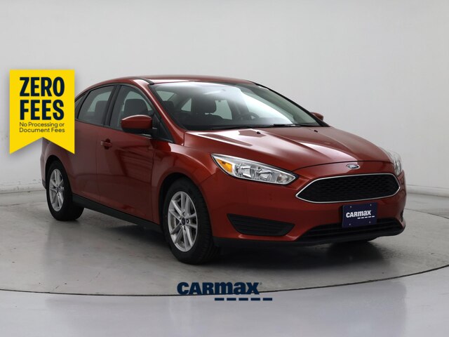Red 2018 Ford Focus Sedan Front-Wheel Drive Automatic