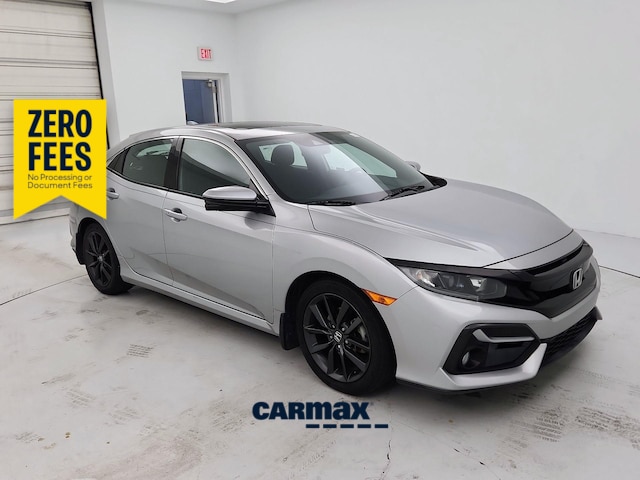 Silver 2020 Honda Civic Hatchback Hatchback Front-Wheel Drive Automatic