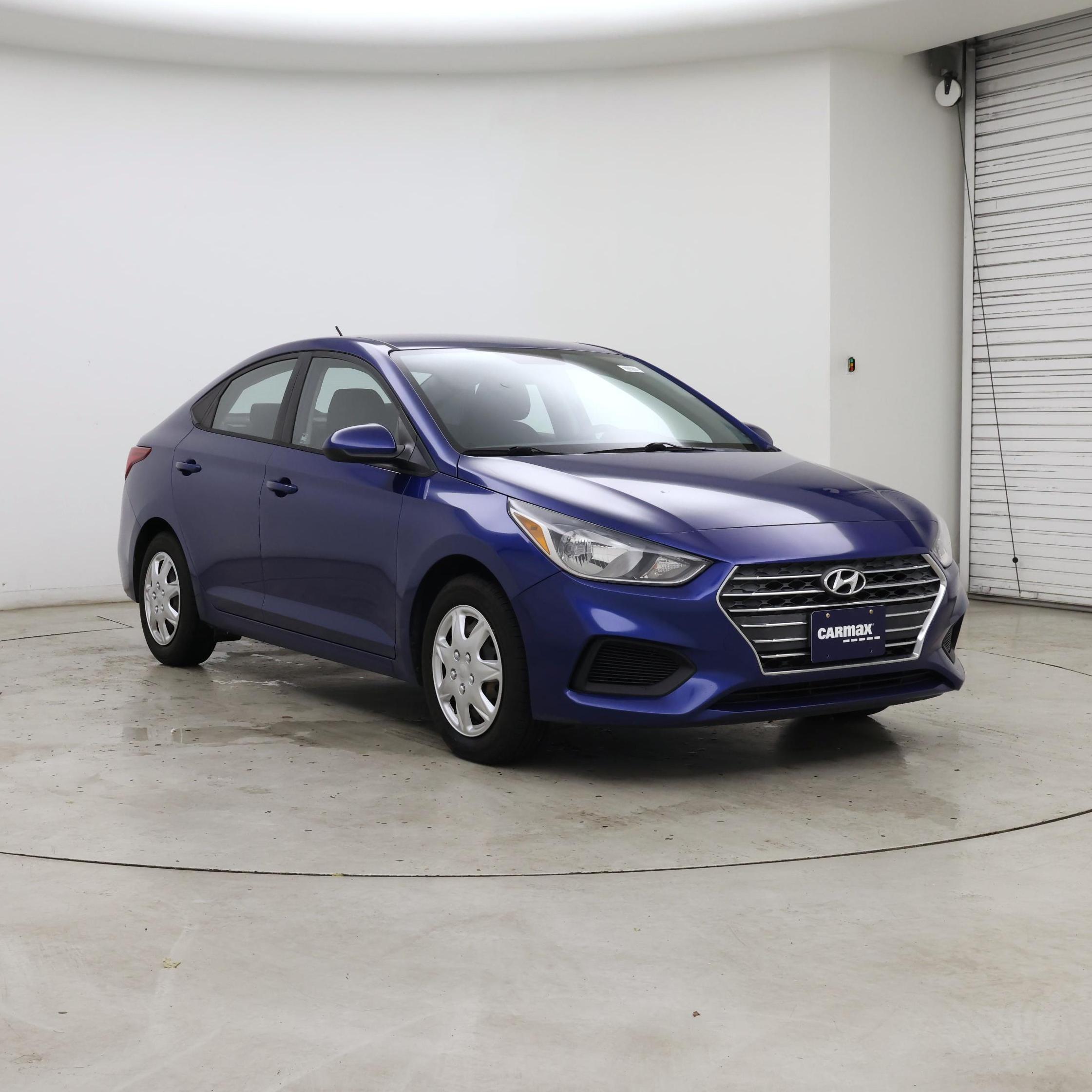 Blue 2019 Hyundai Accent Sedan Front-Wheel Drive Automatic