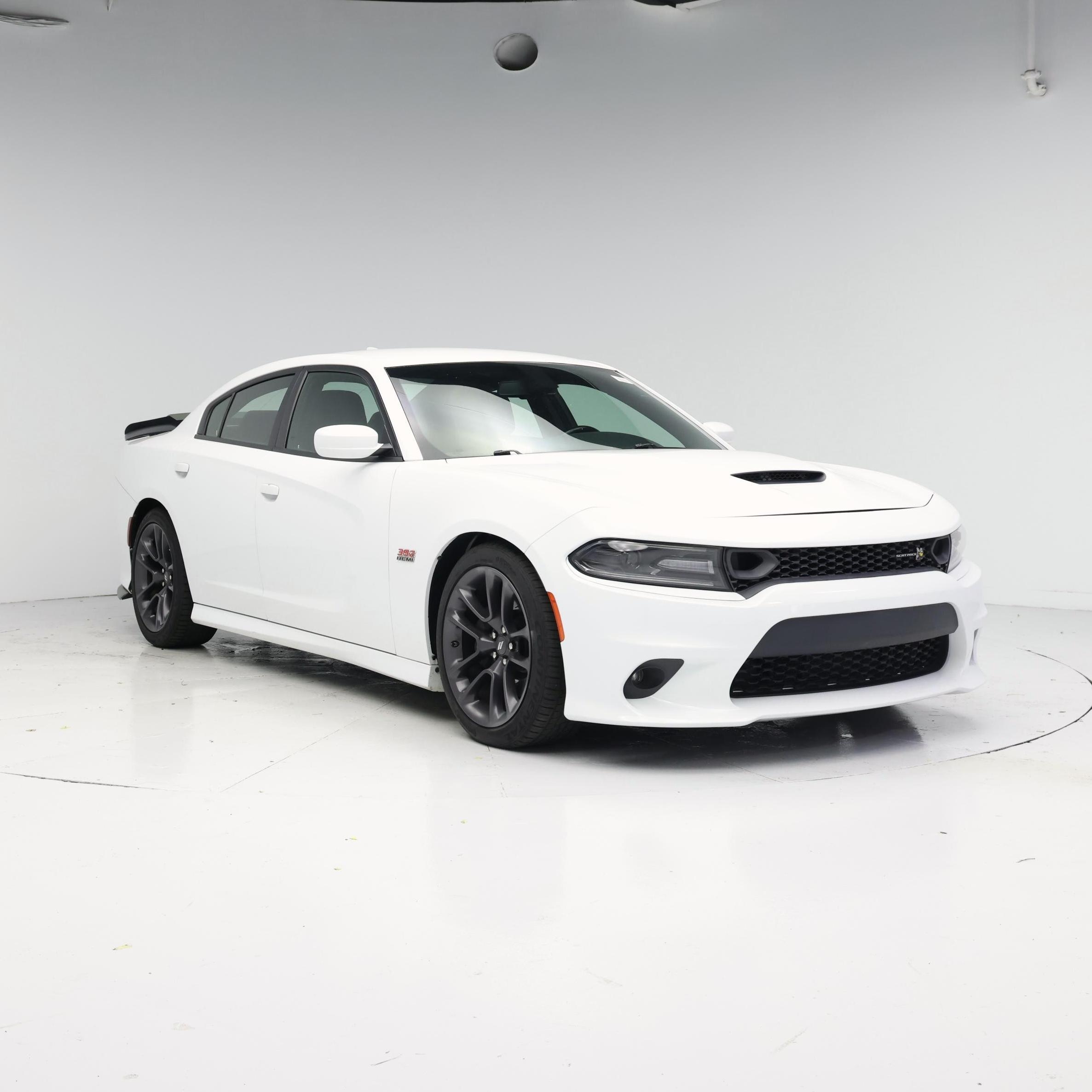 White 2020 Dodge Charger Sedan Rear-Wheel Drive Automatic