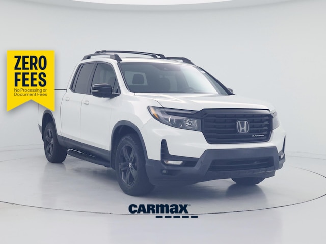White 2021 Honda Ridgeline Pickup Truck All-Wheel Drive Automatic