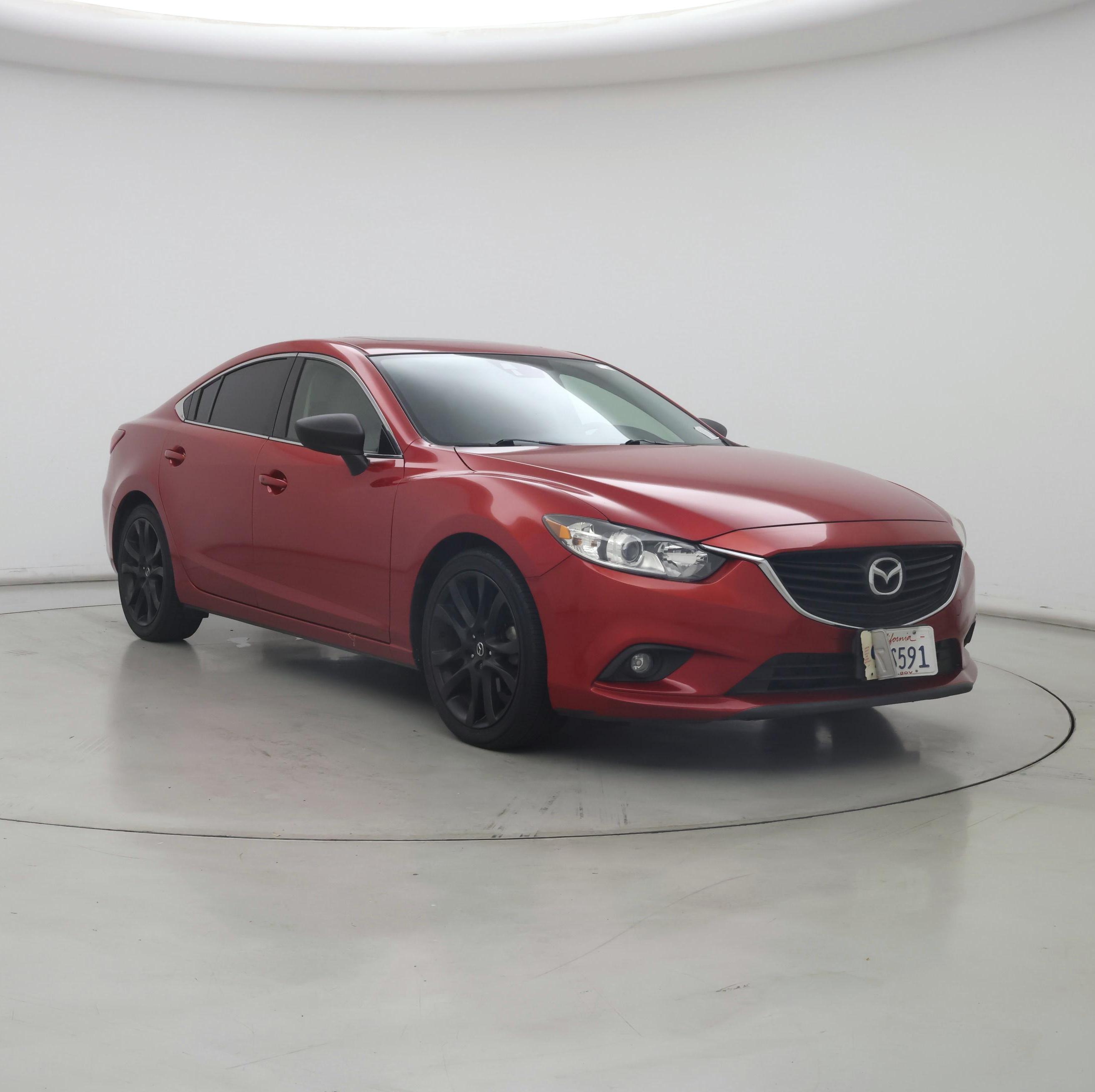 Red 2015 Mazda MAZDA6 Sedan Front-Wheel Drive Automatic