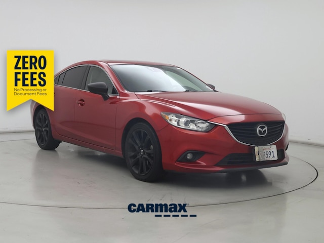 Red 2015 Mazda MAZDA6 Sedan Front-Wheel Drive Automatic